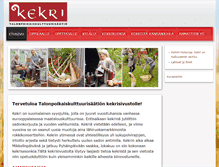 Tablet Screenshot of kekri.fi